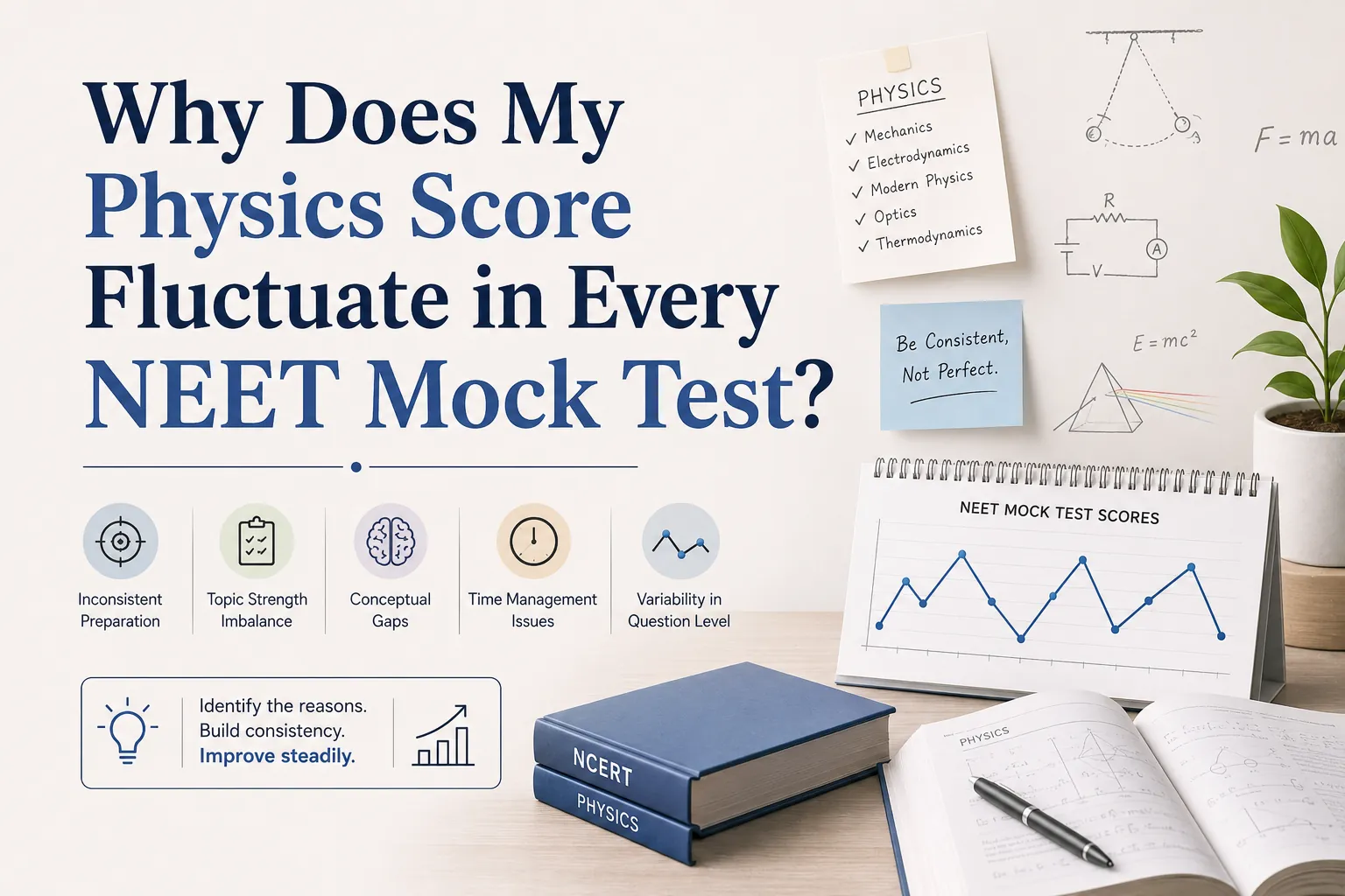 Why Does My Physics Score Fluctuate in Every NEET Mock Test?